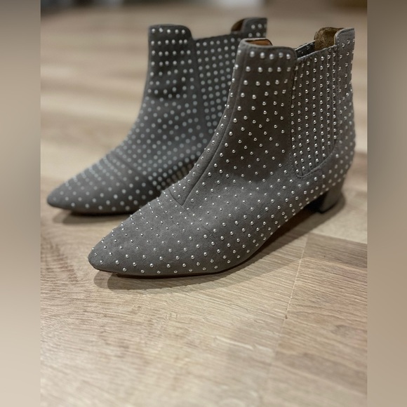 TOPSHOP size 38 grey boots - Picture 1 of 6